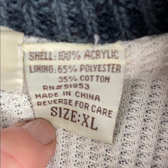 Vintage Timber Trail Nordic Pattern Sweater Jacket size XL - Picture 6 of 12